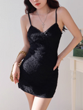 Slim Suspender Short Dress HZ1024