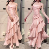 Birthday Party Dresses Under $160??White Ruffled Layered Fairytale Graduation Prom Dresses HZ1024