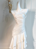 Birthday Party Dresses Under $160??White Ruffled Layered Fairytale Graduation Prom Dresses HZ1024