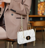 high-end temperament versatile chain shoulder crossbody women's small square bag HZ1024