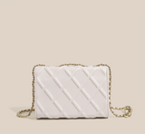 high-end temperament versatile chain shoulder crossbody women's small square bag HZ1024
