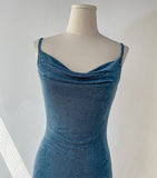 Swing Neck Suspender Dress Party Dress HZ1024