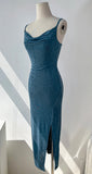 Swing Neck Suspender Dress Party Dress HZ1024