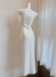 ruffled suspender dress temperament banquet dress HZ1024