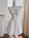 Bow Short Suspender Dress HZ1024