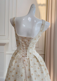 suspender tea break dress birthday dress HZ1024