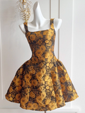 3D Flower Sling Dress HZ1024