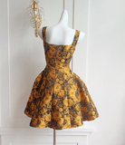 3D Flower Sling Dress HZ1024