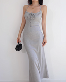 Fit Halter Long Dress HZ1024