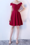 Off Shoulder Dress Elegant Banquet Dress HZ1024