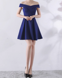 Off Shoulder Dress Elegant Banquet Dress HZ1024