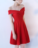 Off Shoulder Dress Elegant Banquet Dress HZ1024