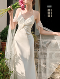 tulle satin suspender dress party mermaid dress HZ1024