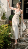 tulle satin suspender dress party mermaid dress HZ1024