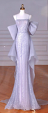 Mermaid Spaghetti Straps Tulle Sequin Long Proml Dress, Formal Party Dress HZ1024