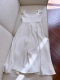 suspender flower dress French retro dress HZ1024