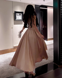 A-line suspender dress high-end temperament dress HZ1024