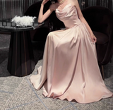 A-line suspender dress high-end temperament dress HZ1024