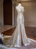 Strapless Long Prom Dress, Beautiful Evening Party Dress HZ1024