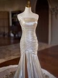 Strapless Long Prom Dress, Beautiful Evening Party Dress HZ1024