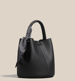 trendy red niche versatile portable bucket bag HZ1024