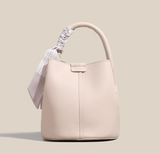 trendy red niche versatile portable bucket bag HZ1024