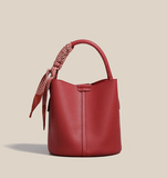 trendy red niche versatile portable bucket bag HZ1024