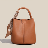 trendy red niche versatile portable bucket bag HZ1024