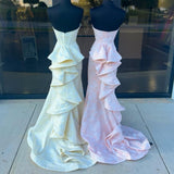 Floral Printed Mermaid Prom Dress HZ1024