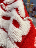 red knitted cardigan HZ1024