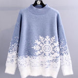 Snowflake Long Sleeve Sweater HZ1024
