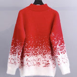 Snowflake Long Sleeve Sweater HZ1024