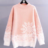 Snowflake Long Sleeve Sweater HZ1024