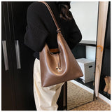 retro shoulder bag casual bucket bag HZ1024