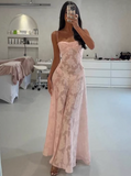 sling slim evening gown long dress sling dress HZ1024