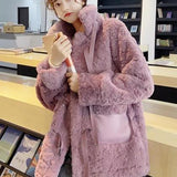Lamb Fur Padded Coat HZ1024