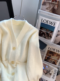 college style, furry cardigan sweater coat HZ1024