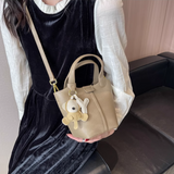 and simple large capacity bucket bag HZ1024