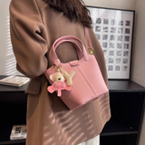 and simple large capacity bucket bag HZ1024