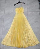 Green Backless Prom Dress for Vegas Pool Party?? Glam Chiffon Evening Dress for Special Ocassion HZ1024