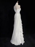 Bodycon Satin Tulle Long Prom Dress Simple Wedding Dress HZ1024