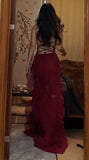 Spaghetti Straps Chiffon Long Prom Dress Formal Evening Dress HZ1024