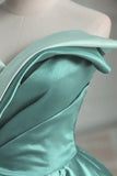 Satin Off-the-shoulder Long Prom Dress Bridesmaid Dress HZ1024