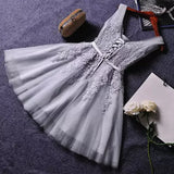 Neck Short Pink Lace Prom Dress,Sweet HomeComing Dress HZ1024