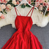 Irregular Lace Up Dress A Line Fashion Dress HZ1024