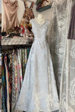A-Line Satin Long Prom Dress HZ1024