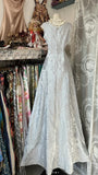 A-Line Satin Long Prom Dress HZ1024