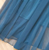 Spaghetti Strap Chiffon Beaded Appliqu¨¦ Long Prom Dress Evening Dress HZ1024