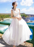 A Line Tulle Dress Summer Dress HZ1024
