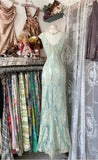 Mermaid V-neck Satin Tulle Long Prom Dress HZ1024